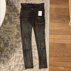 Brand new Spanx Faux Leather Leggings